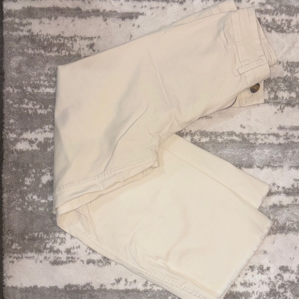 Dex Cream Cropped, Flare & Wide Leg Jeans